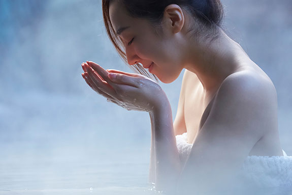 滞在中に温泉美容が叶う「美肌の湯」