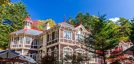 重要文化財・旧三笠ホテル