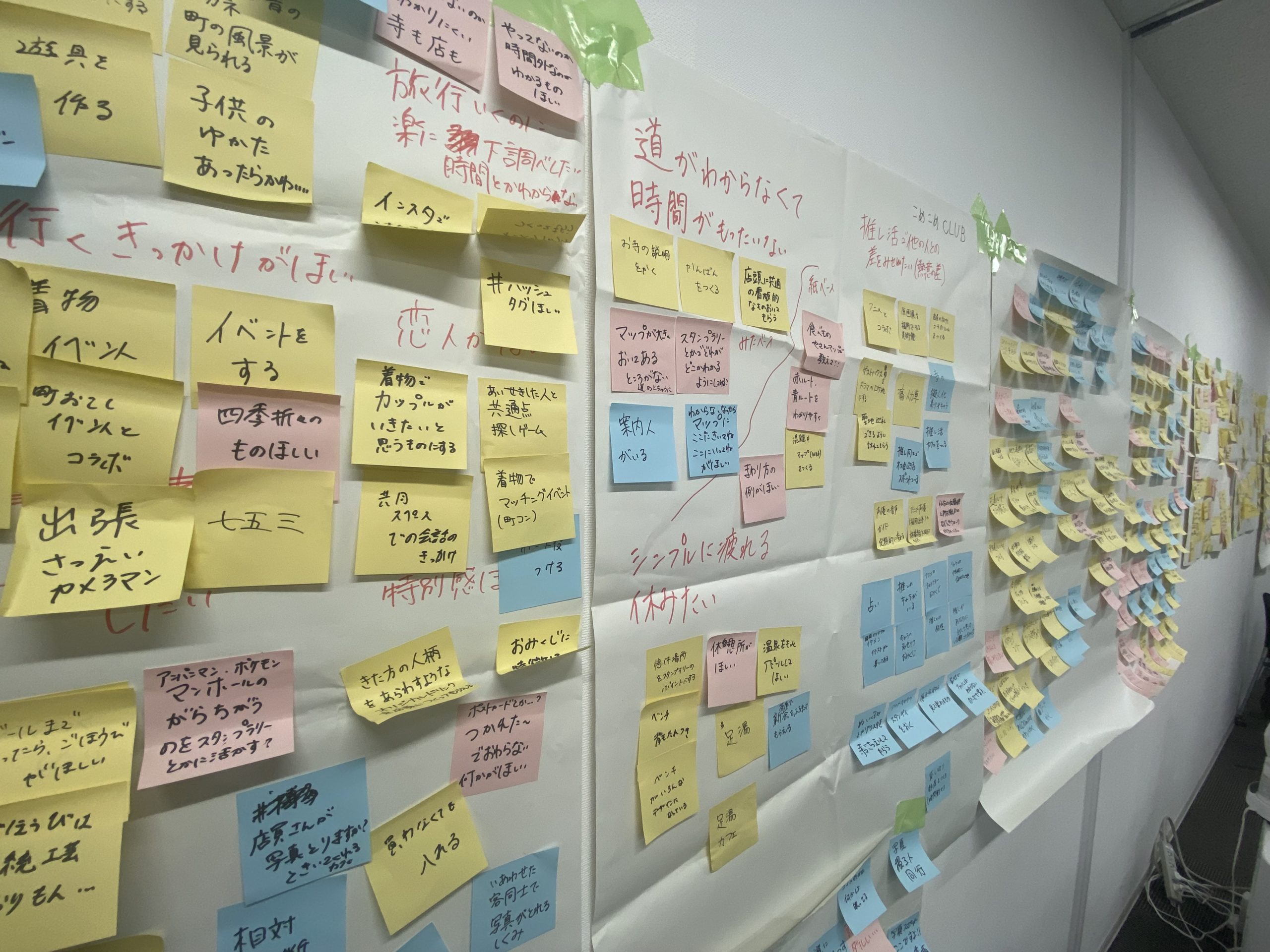 壁一面のアウトプット