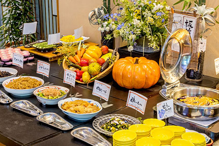 朝食バイキング