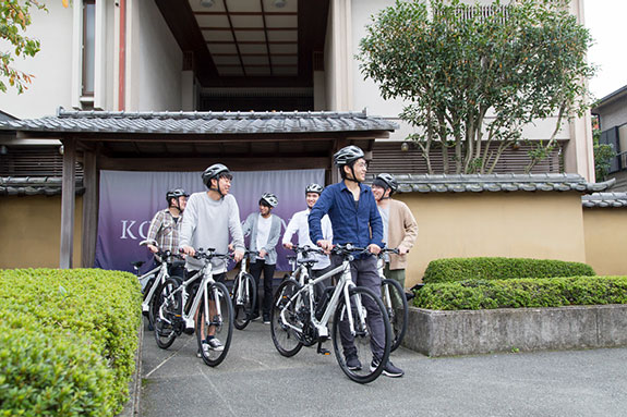 レンタサイクルのアクテビティ